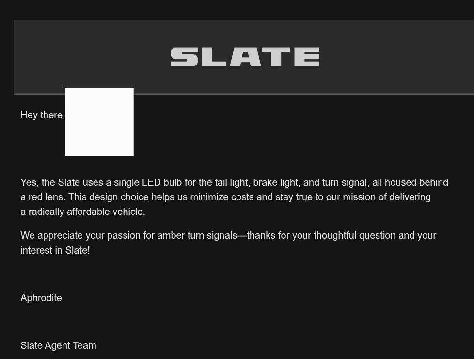 Slate Auto Pickup Truck An Observation on the Taillights 1000034985