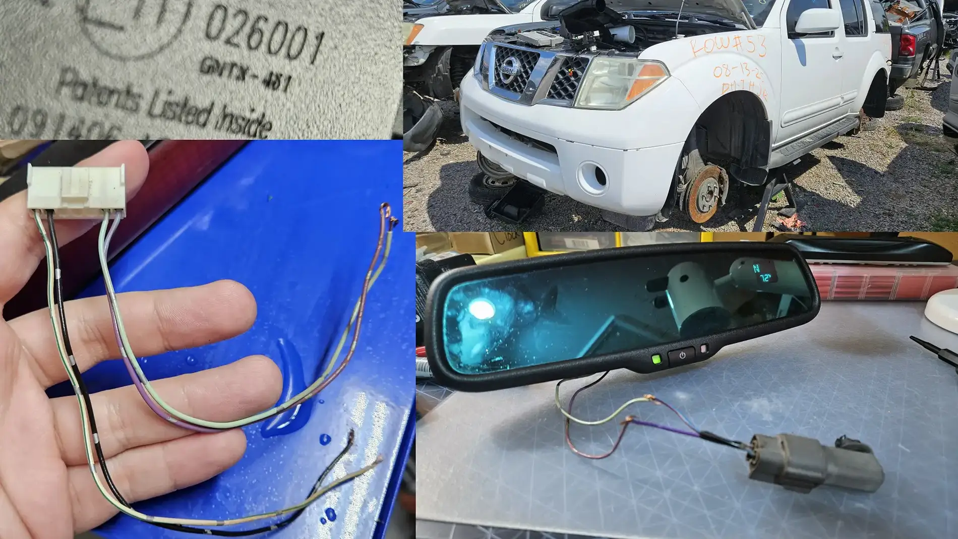 Slate Auto Pickup Truck Auto Dimming Rear View Mirror - An Example of an Install if Slate Does not Offer One 1756798654635-se