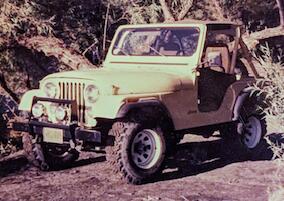 Slate Auto Pickup Truck Blacked out Slate Fastback - sleek from frunk to trunk 1980_Jeep_With_WhiteSpokes