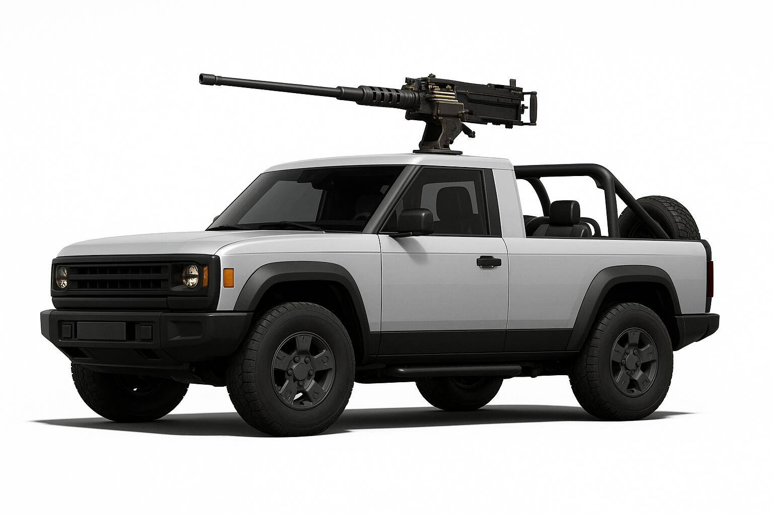 Slate Auto Pickup Truck So how are you mounting you 50 cal 2B7BD0D5-CB3F-459B-B7F7-78CB9BD84E9D