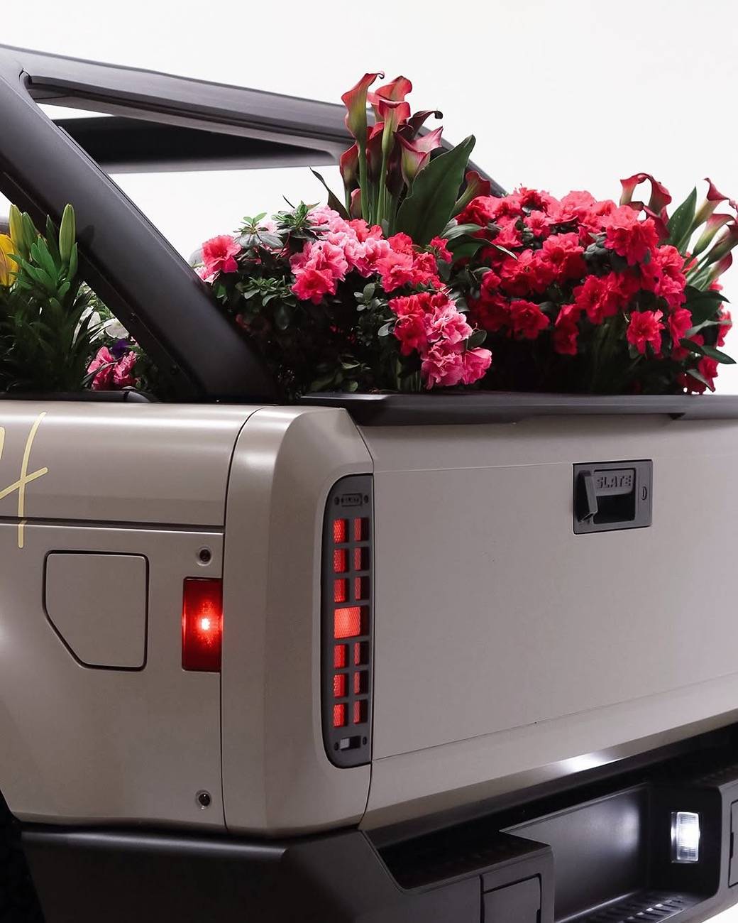 Slate Auto Pickup Truck Influencer photoshoots from Slate Instagram 8