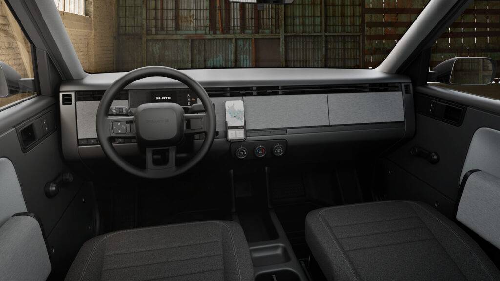 Slate Auto Pickup Truck Article: Will the Slate Truck Usher in a New Era of 3D Printing Car Customization? Blank-Slate-Interior_web-1024x576