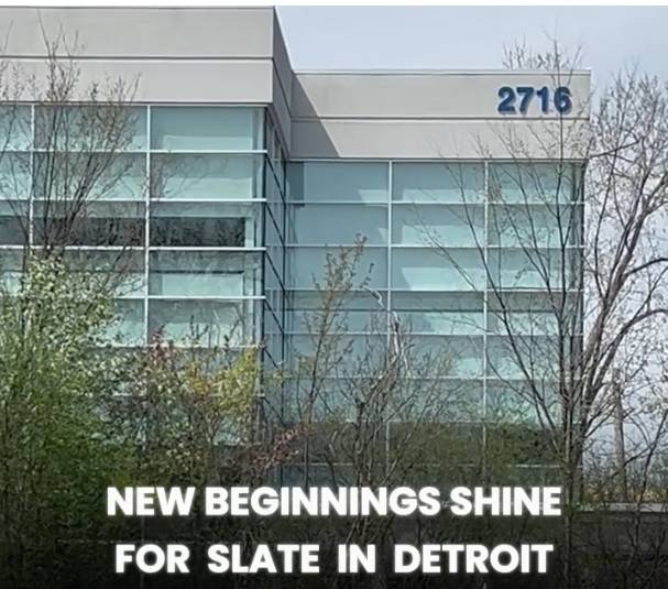 Slate Auto Pickup Truck New Sign Unveiling at Slate Auto Headquarters @ Troy Michigan! bld