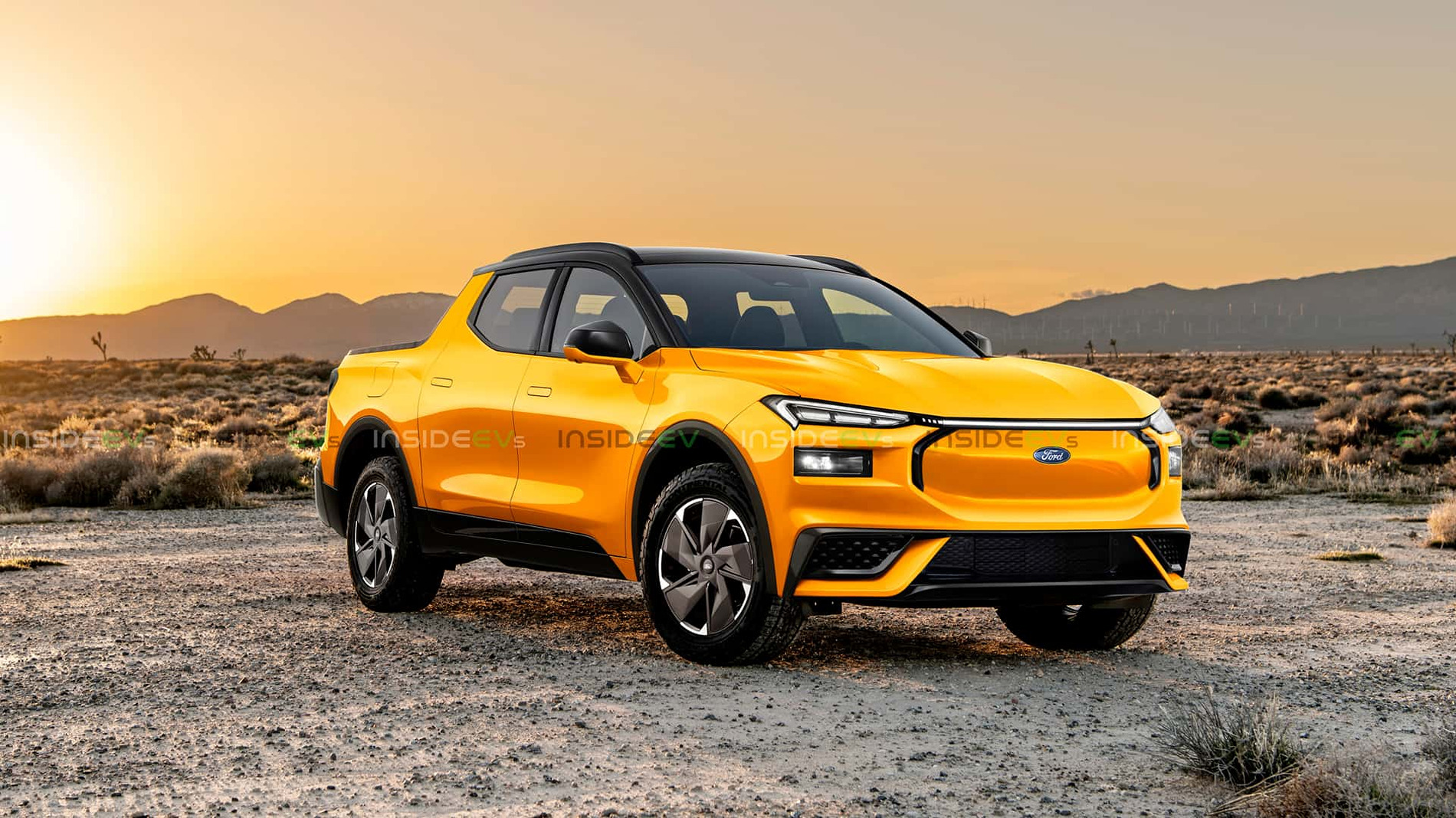 Slate Auto Pickup Truck Is FORD Preparing to Release a SLATE Competitor? ford-compact-truck-ev-front-2