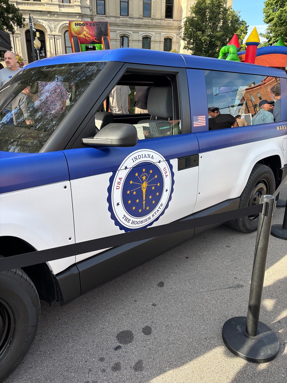 Slate Auto Pickup Truck Block party in Warsaw today with pictures IMG_1971