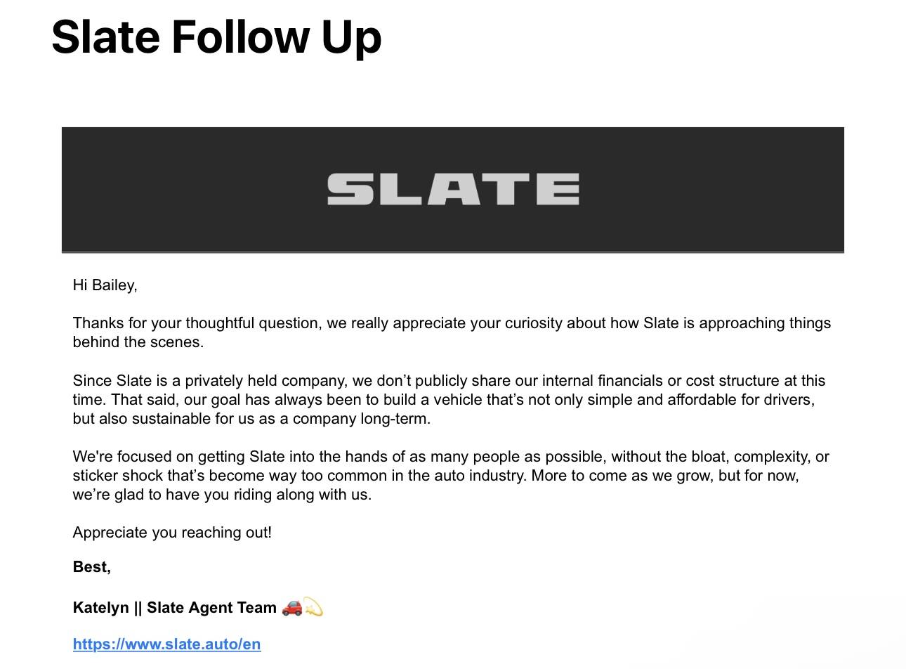 Slate Auto Pickup Truck Reply to financial situation IMG_2065