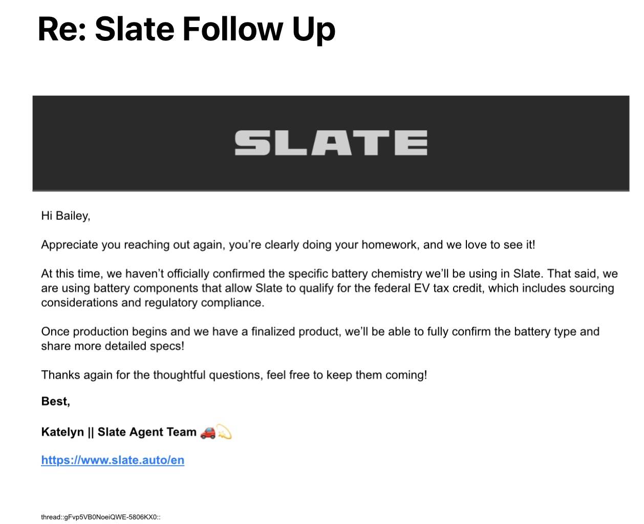 Slate Auto Pickup Truck Scratch that [Update: NMC batteries confirmed] IMG_2084