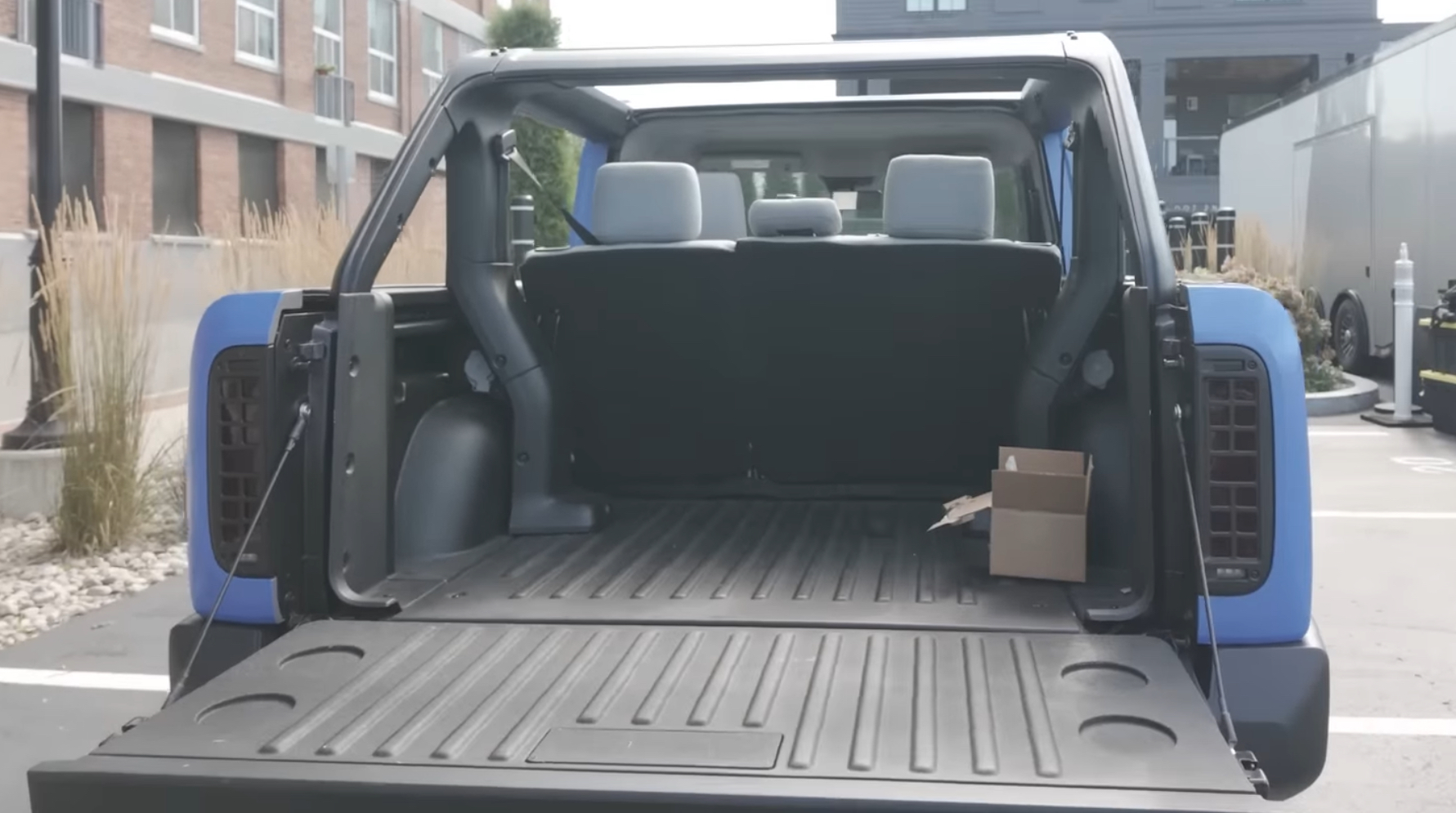 Slate Auto Pickup Truck Video walkthrough from MotorTrend on the Slate Open Air kit IMG_2483