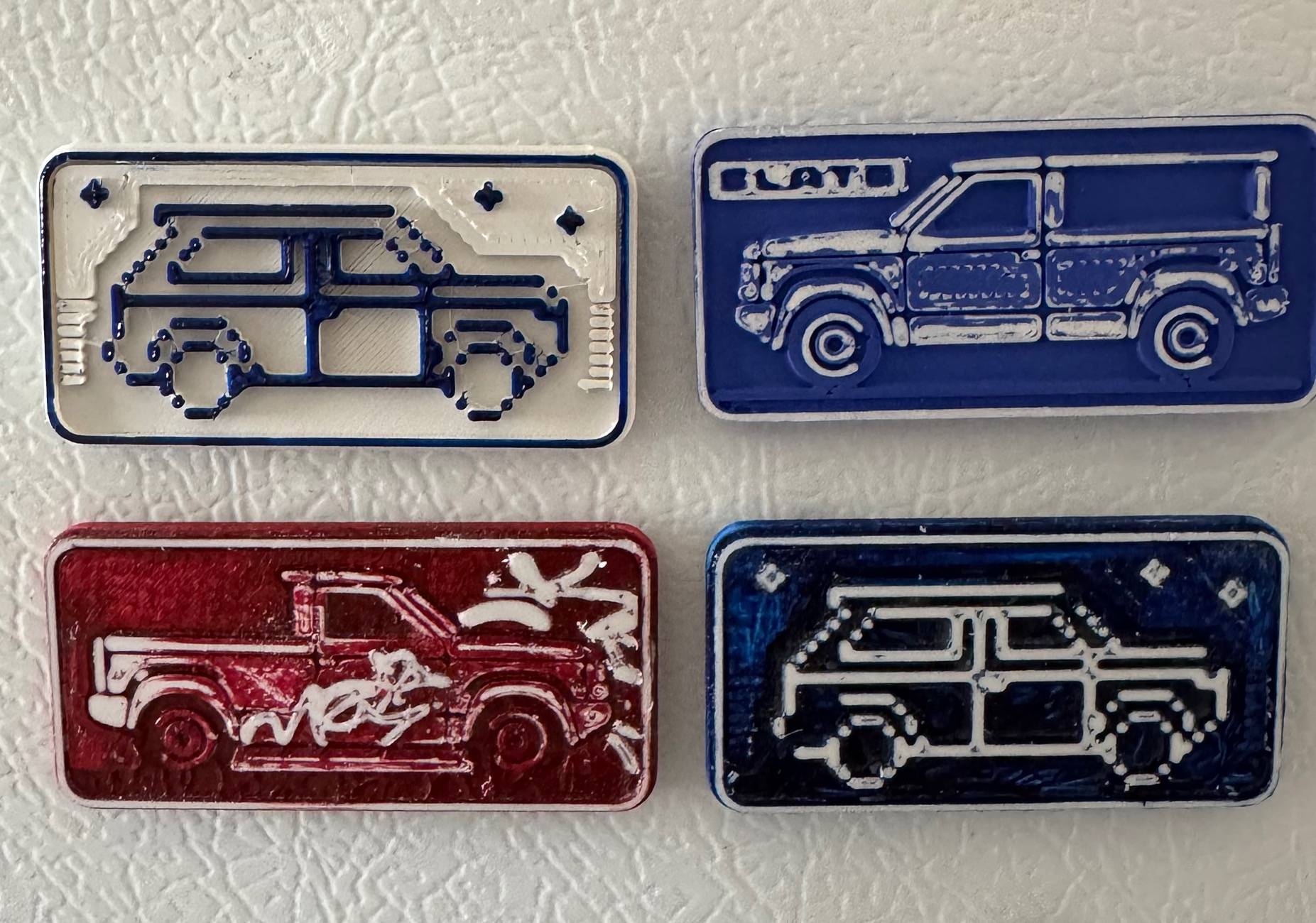 Slate Auto Pickup Truck Custom Slatelets (w/ 3D Print STL files) IMG_3244