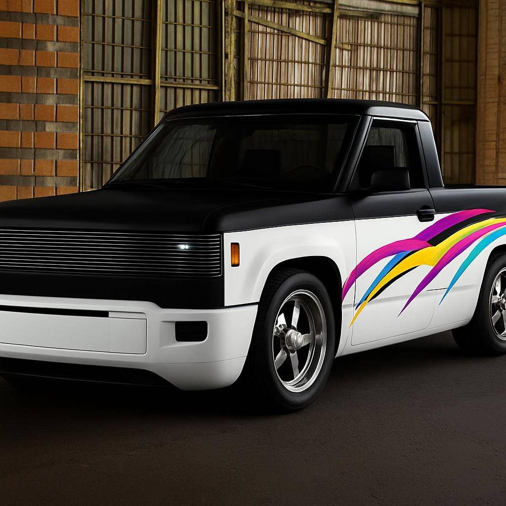 Slate Auto Pickup Truck 90s mini truck styling IMG_4171