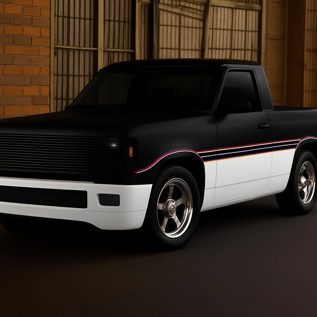 Slate Auto Pickup Truck 90s mini truck styling IMG_4173