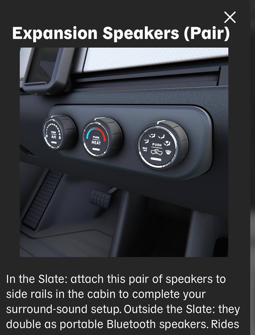 Slate Auto Pickup Truck Dashboard Speakers come standard, and more audio options in the works [confirmed] IMG_9495