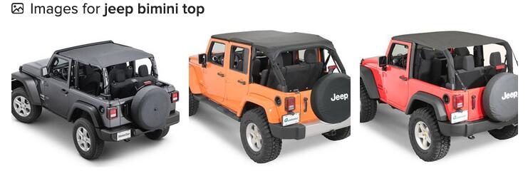 Slate Auto Pickup Truck Open Air Kit Body Style question -  how do you keep your truck from getting rained in? Jeep_Bimini_To