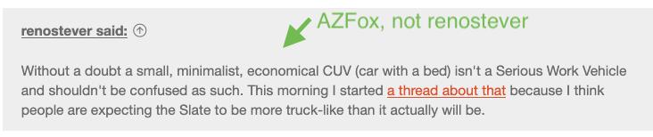 Slate Auto Pickup Truck Interesting video from Mobile Mama for Slate. Mis-Quote