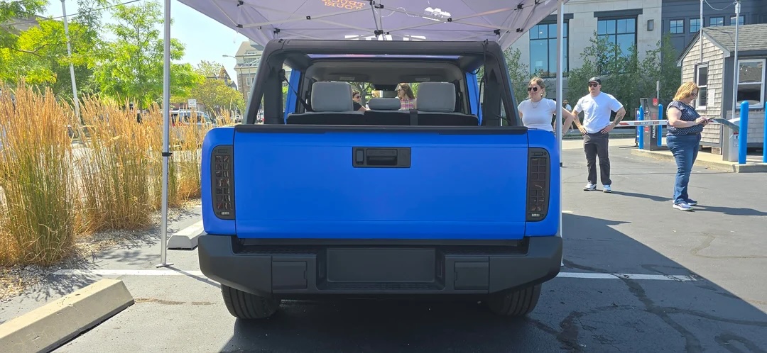 Slate Auto Pickup Truck Open Air Mode Slate Pickup w/ Blue Wrap (from Rhode Island event showing) Open Air Mode Slate Pickup w: Blue Wrap (from Rhode Island showing) 5