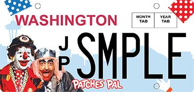Slate Auto Pickup Truck License Plates patches-pal-plate