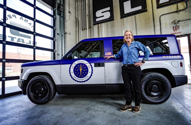 Slate Auto Pickup Truck Photos from inside Slate's production factory! (Sneak peek inside Slate electric pickup truck plant in Warsaw) Photos inside Slate Warsaw factory production construction 41