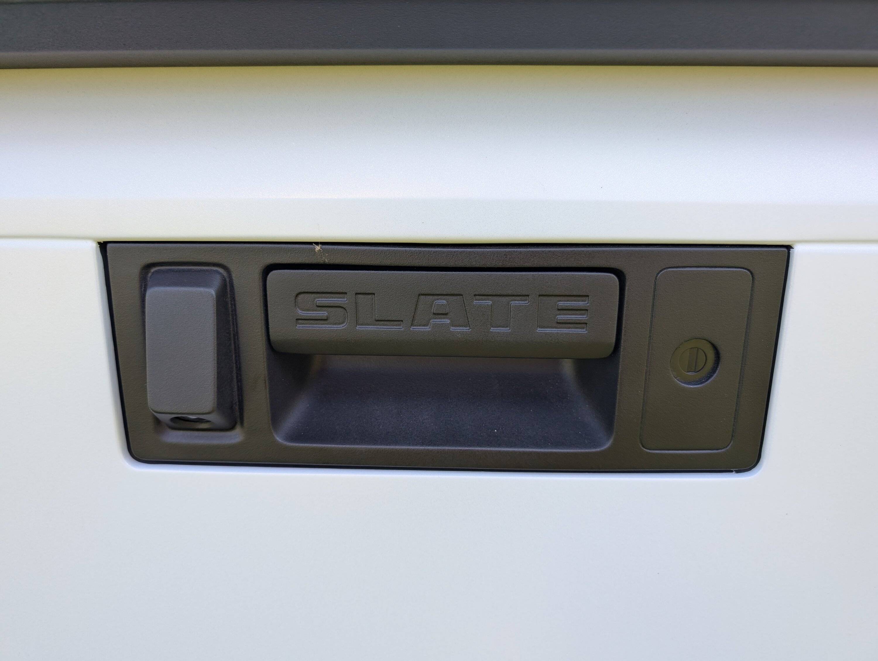 Slate Auto Pickup Truck Your questions answered AND 360 photos! (saw white Slate & met team members in Warsaw) PXL_20250628_193252080