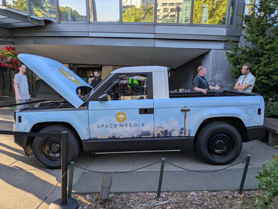 Slate Auto Pickup Truck Seattle Space Needle event - Slate truck photos, impressions, answers pxl_20250715_021920677_thumb