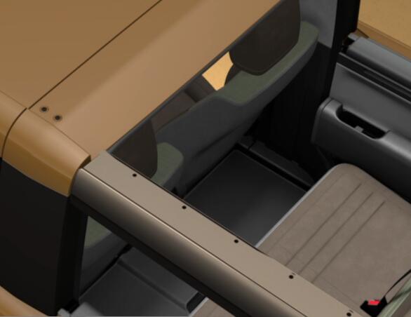 Slate Auto Pickup Truck I wonder if the SUV rear seat foot well area will be accessible through the cab of the pickup. Screenshot 2025-04-29 191616