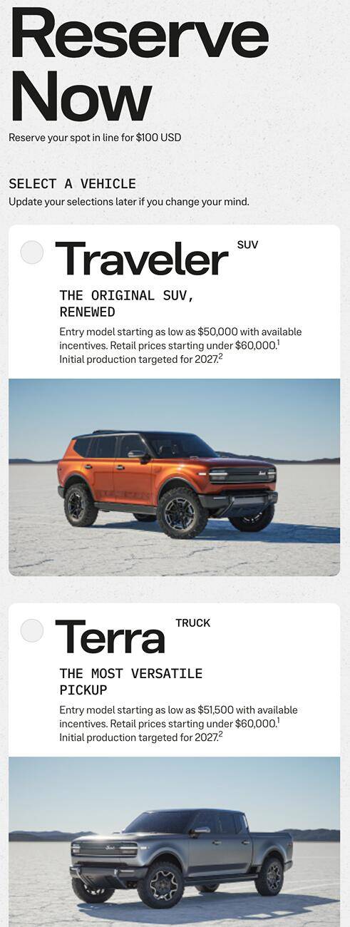 Slate Auto Pickup Truck Could we add a i4 or a v6 later on? (I know it’s an ev now) Screenshot 2025-05-29 at 6.29.04 AM