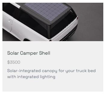 Slate Auto Pickup Truck Aptera-style solar panels in SUV option. Screenshot 2025-07-24 at 8.22.13 AM