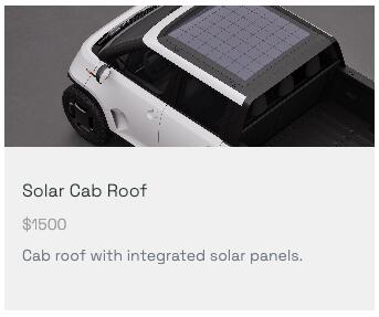 Slate Auto Pickup Truck Aptera-style solar panels in SUV option. Screenshot 2025-07-24 at 8.22.29 AM
