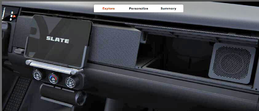 Slate Auto Pickup Truck Slate's open dash panels are ideal for Amateur Radio / GMRS! slate dash panel