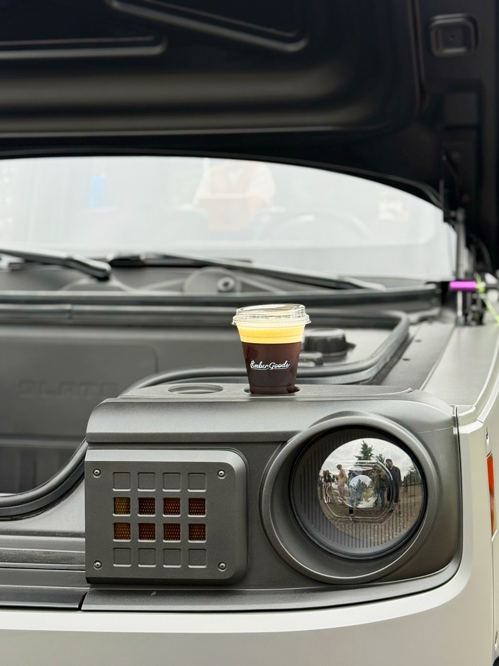 Slate Auto Pickup Truck Closeups of Slate Pickup Truck (photos from Olympia Event) slate pickup wrap ember coffee 1