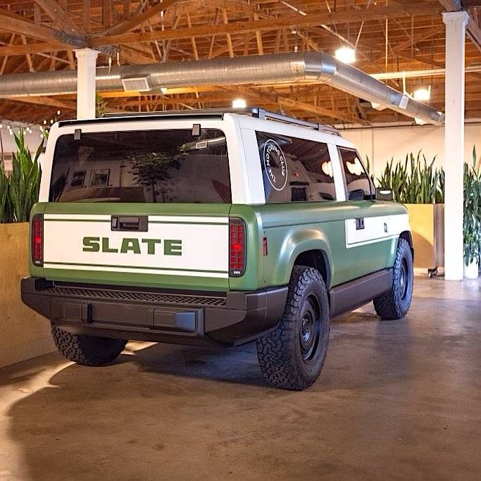 Slate Auto Pickup Truck Wrapped Slate SUV on display at Motoring Coffee LA (until mid-July) Slate SUV on display in LA at Motoring Coffee 8