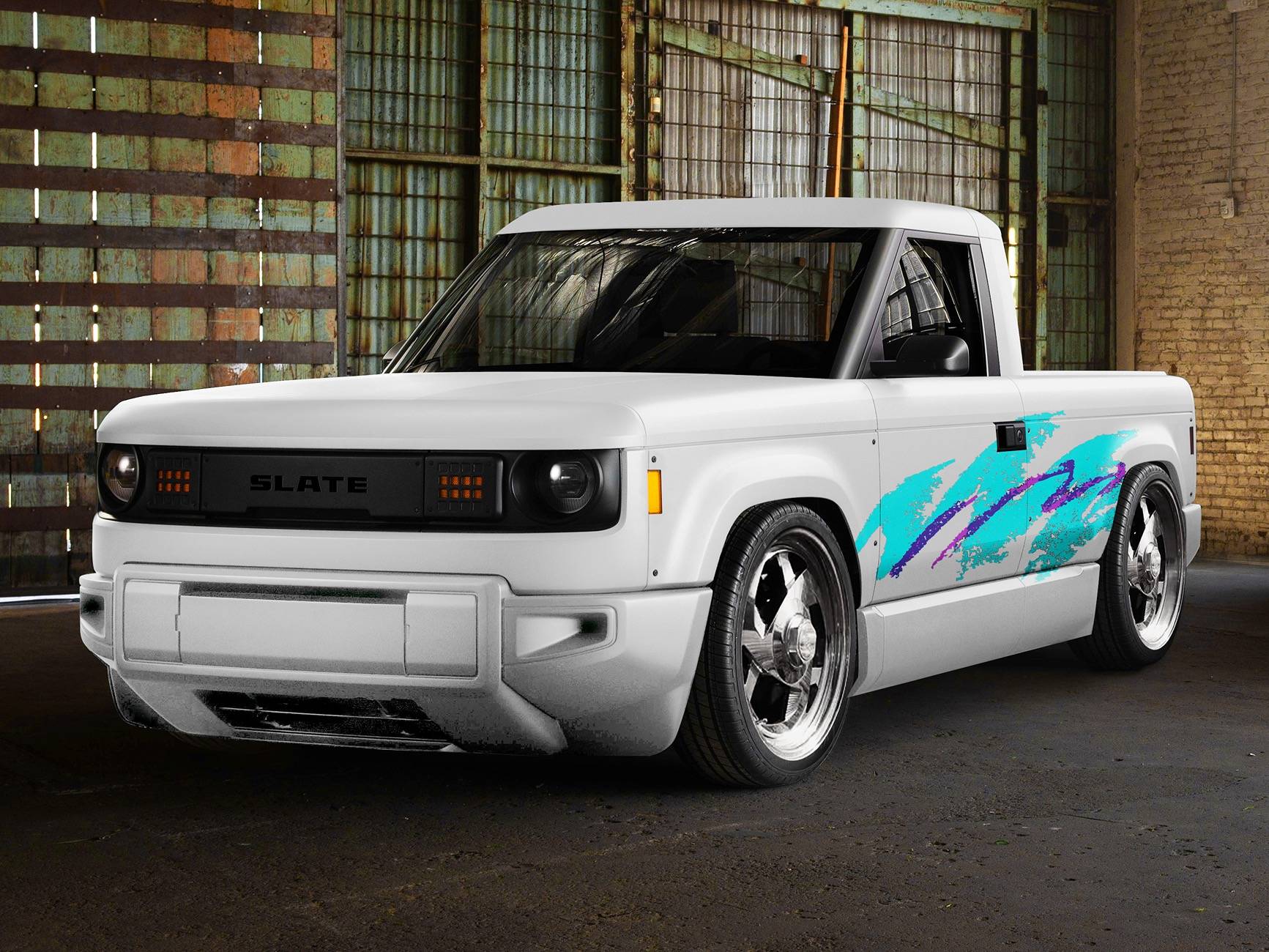 Slate Auto Pickup Truck 90s mini truck styling Slate Truck 1