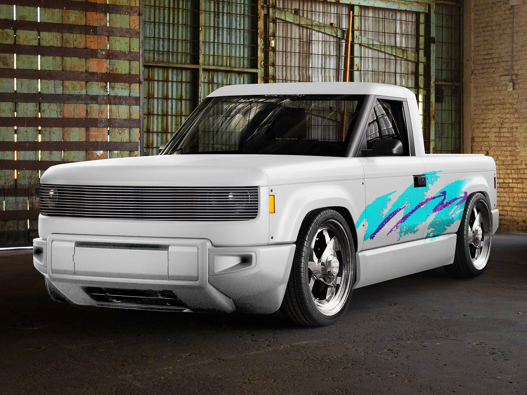 Slate Auto Pickup Truck 90s mini truck styling Slate Truck 3