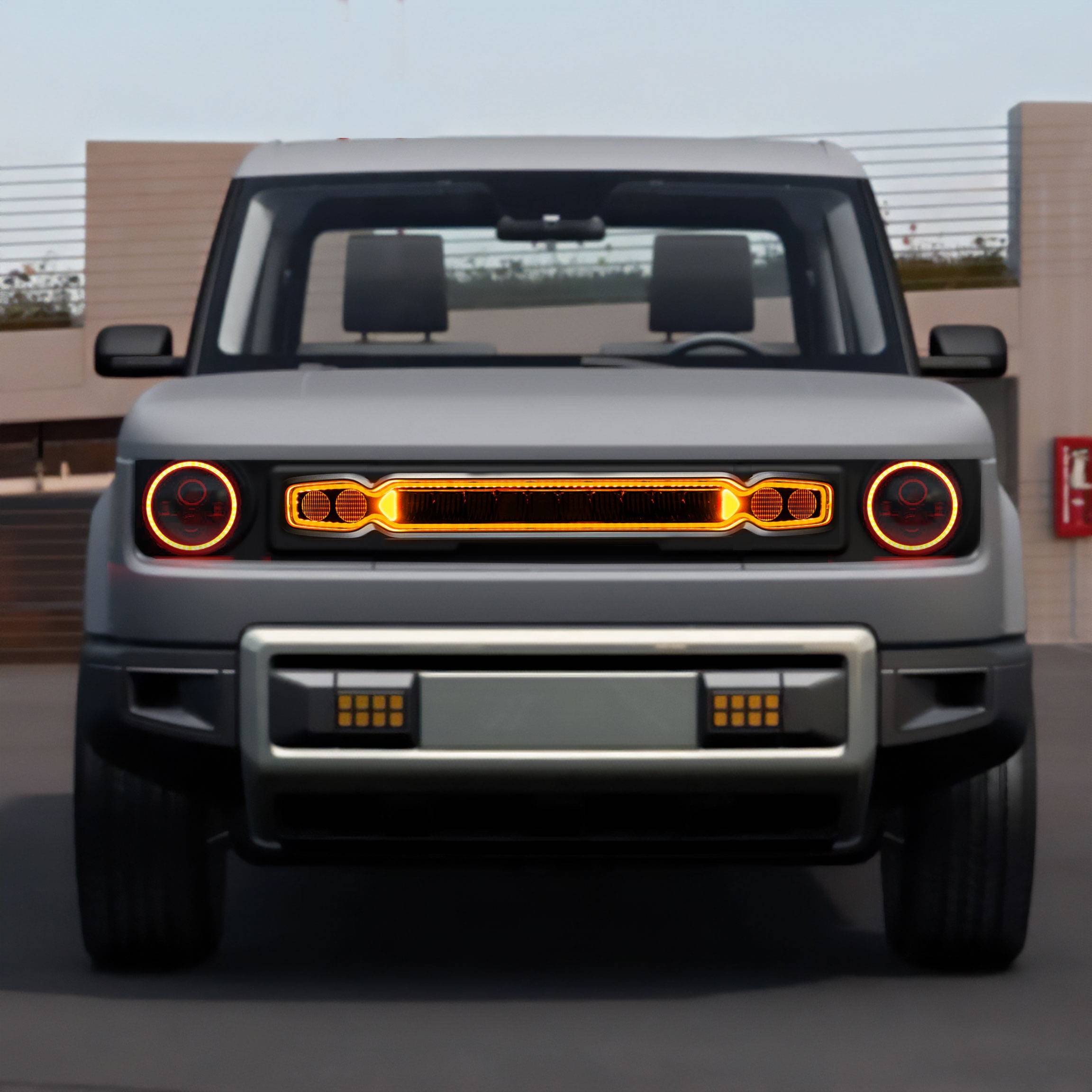 Slate Auto Pickup Truck Update the Slate with halo lights and lightbar slate-truck