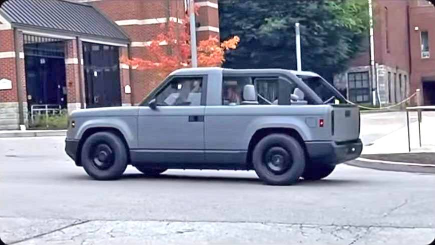 Slate Auto Pickup Truck Slate Open-Air version spotted driving and parking in Nashville, TN [video & photos] slate truck open air version 1