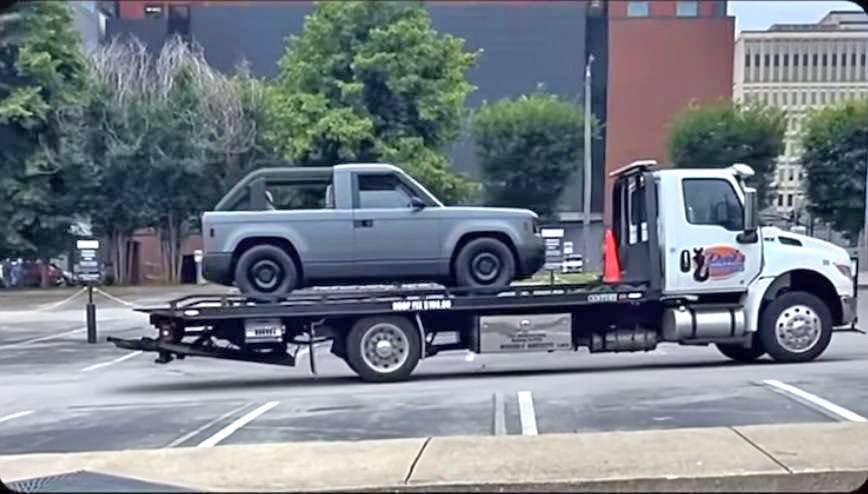 Slate Auto Pickup Truck Slate Open-Air version spotted driving and parking in Nashville, TN [video & photos] slate truck open air version 2