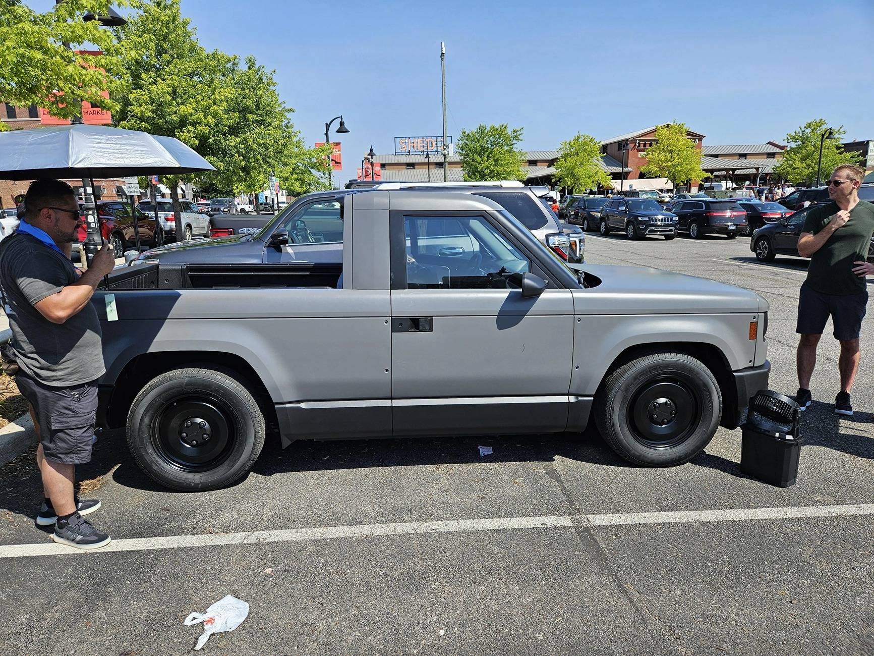 Slate Auto Pickup Truck July 5th Detroit Event Photos of factory gray Slate pickup Slate Truck Pickup Detroit Event July 5 28
