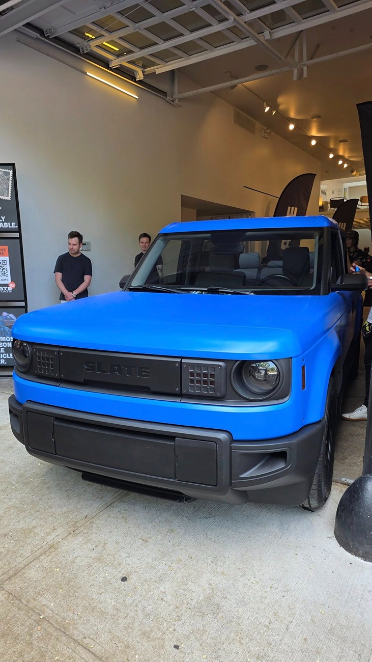 Slate Auto Pickup Truck NYC Slate Block Party - Slate Photos Slate truck pickup open air blue wrap nyc 16