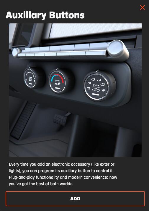 Slate Auto Pickup Truck Slate's Entire Marketing Campaign is Completely Wrong Slate_Buttons_Option