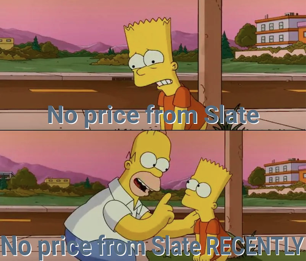 Slate Auto Pickup Truck Open Air Mode Slate Pickup w/ Blue Wrap (from Rhode Island event showing) Slate_Price_Bart_Meme