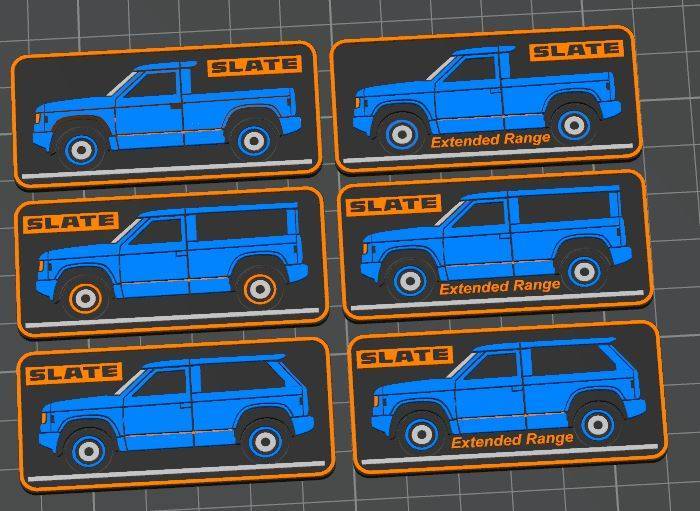 Slate Auto Pickup Truck Custom Slatelets slatelet4-