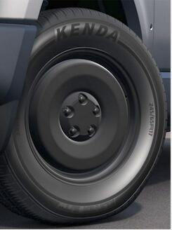 Slate Auto Pickup Truck Blacked out Slate Fastback - sleek from frunk to trunk Solid_With_Cover_Wheel