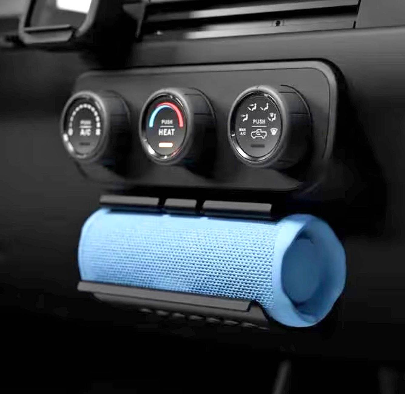Slate Auto Pickup Truck Sound bar - factory mounting location under dashboard sound bar install mount slate truck