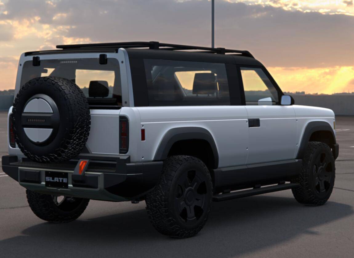 Slate Auto Pickup Truck Too many options to pick! suv_rear_v1