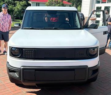 Slate Auto Pickup Truck Your questions answered AND 360 photos! (saw white Slate & met team members in Warsaw) White_Slate_Front_View