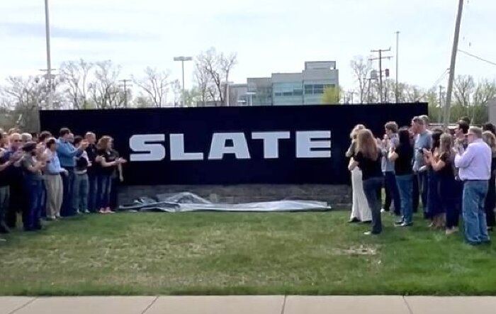 New Sign Unveiling at Slate Auto Headquarters @ Troy Michigan!