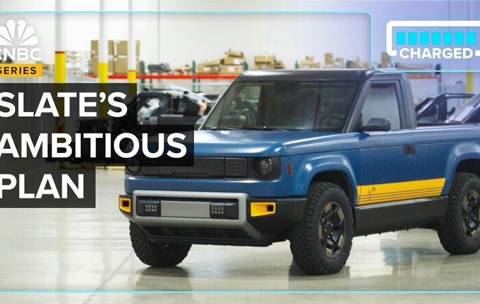 CNBC Video:  Can Bezos-Backed Slate Build An Affordable EV Truck In The U.S.?
